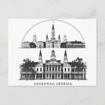 Paysage urbain de Savannah Géorgie