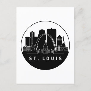 Carte Postale Paysage urbain de St. Louis Missouri