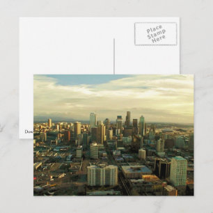 Carte Postale Paysage urbain du centre-ville de Seattle
