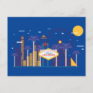 Carte Postale Paysage urbain Skyline   Las Vegas, Nevada