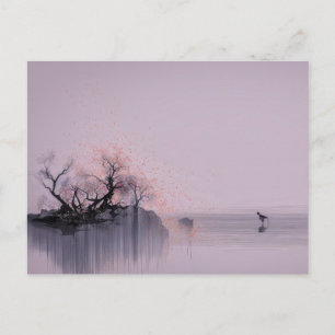 Carte Postale Paysage zen minimaliste