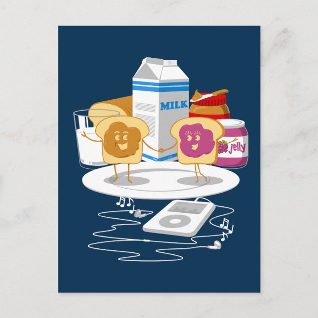 Carte Postale PB Loves J (Devant)