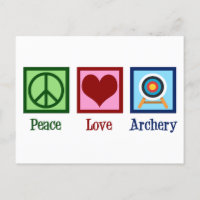 Peace Love Archery Noël mignon