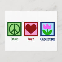 Peace Love Gardening joli jardiner Tulip Flower