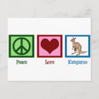 Peace Love Kangaroo