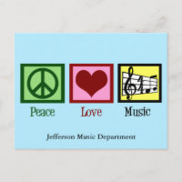 Peace Love Music Custom