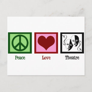 Carte Postale Peace Love Theatre Company