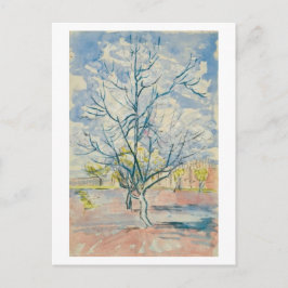 Carte Postale Peach Trees roses Van Gogh Art
