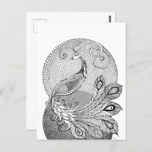 Carte Postale Peacock