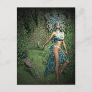 Carte postale Peacock Garden