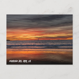 Carte Postale Peak Sunset - Marina Del Rey, CA