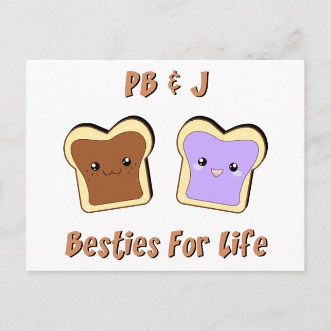 Carte Postale Peanut Butter and Jelly (Devant)