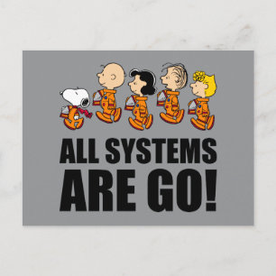 Carte Postale Peanuts   Espace