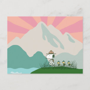 Carte Postale Peanuts Snoopy Chef de Meute