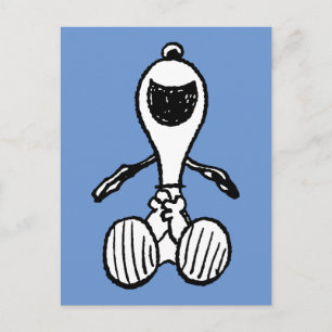 Carte Postale Peanuts   Snoopy rit