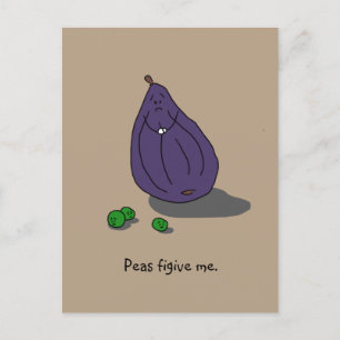 Carte Postale "Peas figive Me"