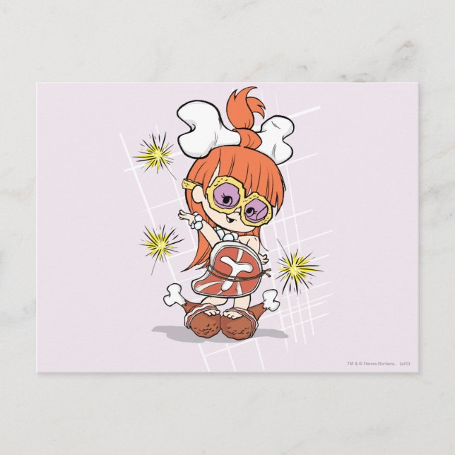 Carte Postale PEBBLES™ Goes Gaga (Devant)