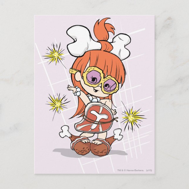 Carte Postale PEBBLES™ Goes Gaga (Devant)