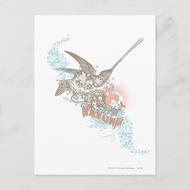 Carte Postale PEBBLES™ Nature Girl (Devant)