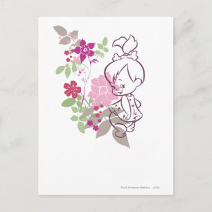 Carte Postale PEBBLES™ Un Cutie Dans Les Fleurs