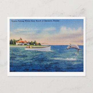 Carte Postale Pêche au Tarpon en Floride