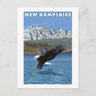 Carte Postale Pêche de l'aigle du New Hampshire