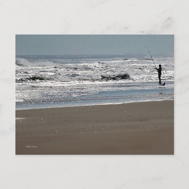 Carte Postale Pêche en eau mousseuse (Devant)