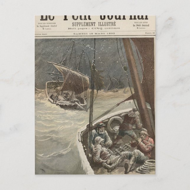 Carte Postale Pêcheurs de Terre-Neuve (Devant)