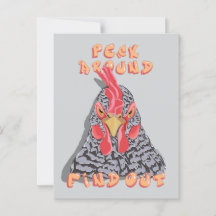 Peck Around Find Out—ordre de dégustation de poule
