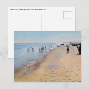 Carte Postale Peder Severin Kroyer - Jour d'été à Skagen Beach