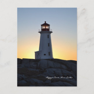 Carte Postale Peggy's Cove Lighthouse Route Nouvelle-Écosse