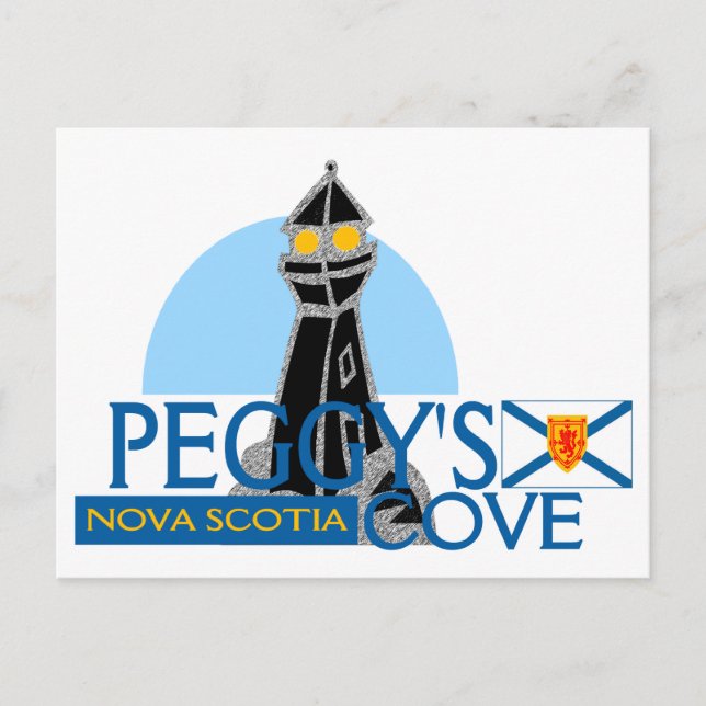 Carte Postale Peggy's Cove Nouvelle-Écosse (Devant)