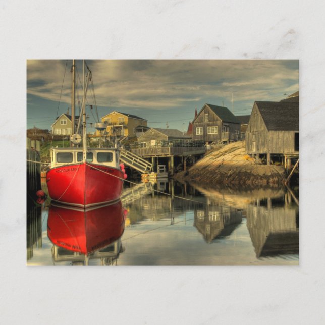 Carte Postale Peggy's Cove (Nouvelle-Écosse) (Devant)