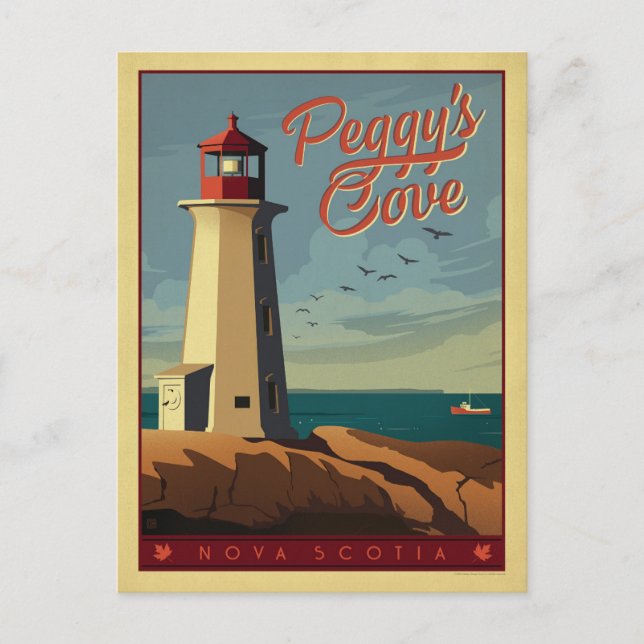 Carte Postale Peggy's Cove (Nouvelle-Écosse) (Devant)