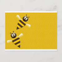Peigne de miel Abeille d'or jaune Motif Art