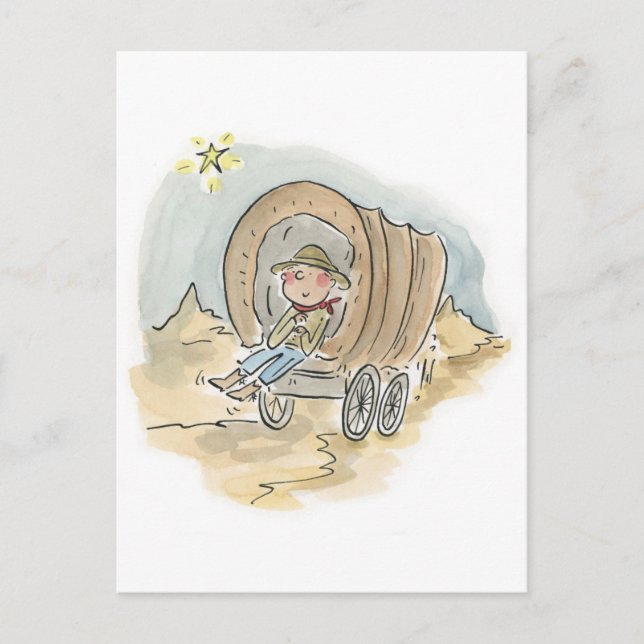 Carte Postale Peindre votre wagon (Devant)