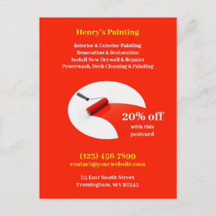 Carte postale Peinture