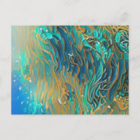 Peinture à l'huile abstraite de marée étrange