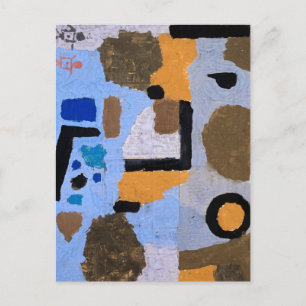 Carte Postale Peinture abstraite de Paul Klee Art moderne