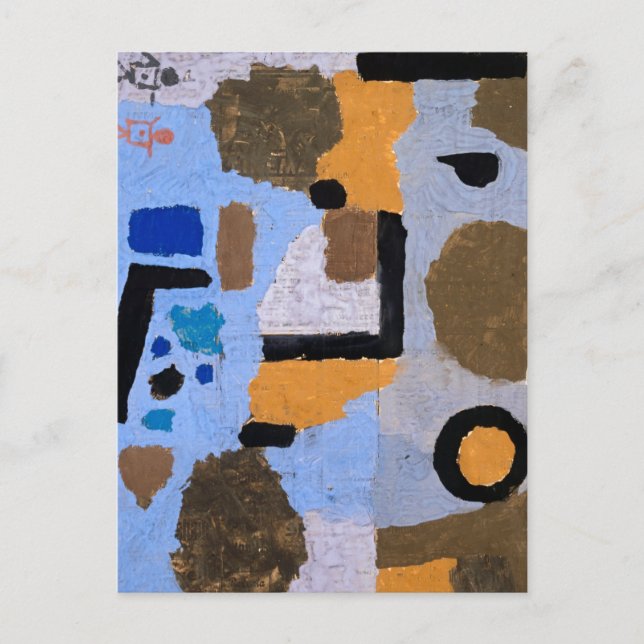 Carte Postale Peinture abstraite de Paul Klee Art moderne (Devant)