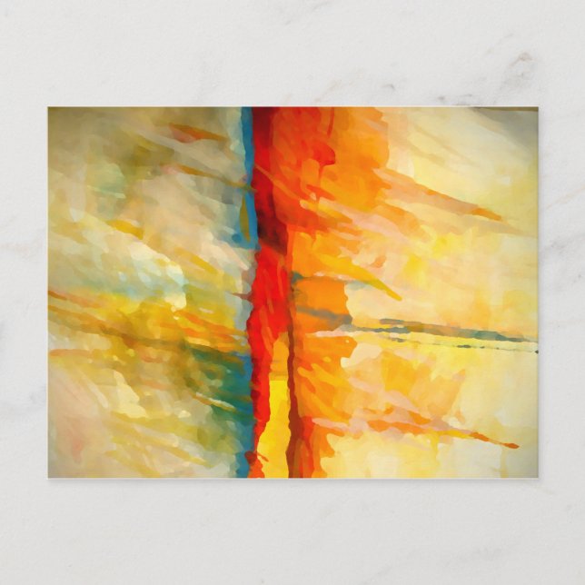 Carte Postale Peinture Abstraite moderne (Devant)