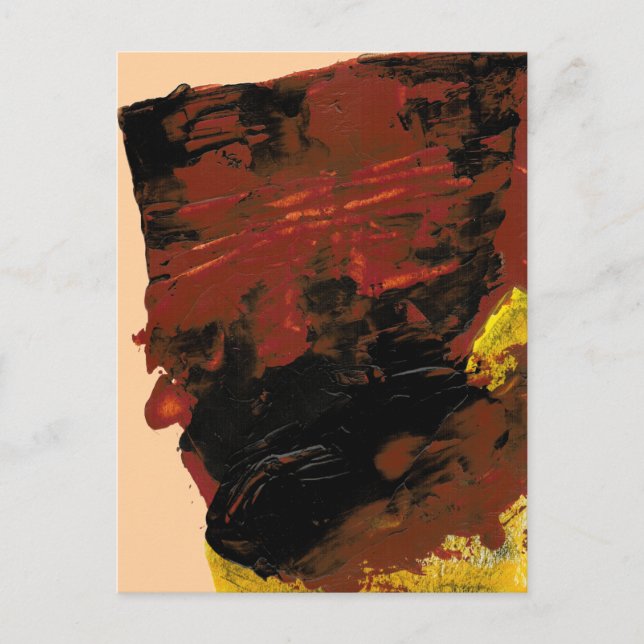 Carte postale Peinture Acrylique à la barre de cho (Devant)