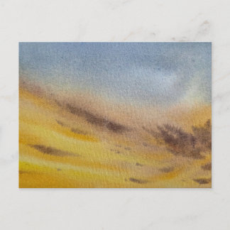 Carte Postale Peinture aquarelle ciel