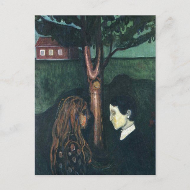 Carte Postale Peinture artistique Edward Munch (Devant)