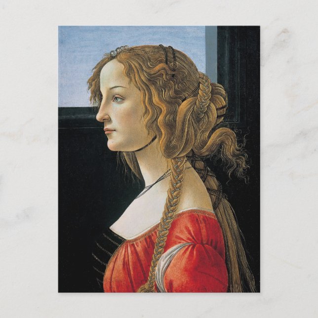 Carte Postale Peinture Botticelli Renaissance (Devant)