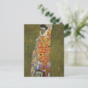 Carte Postale Peinture célèbre de Gustav Klimt's Hope II (1907-1