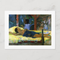 Peinture d'art gauguin Tamari No Atua (Nativité)