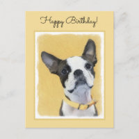 Peinture de Boston Terrier - Art de chien original