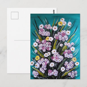 Carte Postale Peinture de bouquet printanier par Alfred Fox