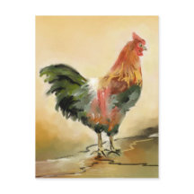 Peinture de coq
